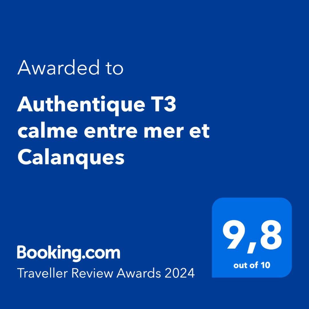 Authentique T3 Calme Entre Mer Et Calanques Marseille Exterior photo